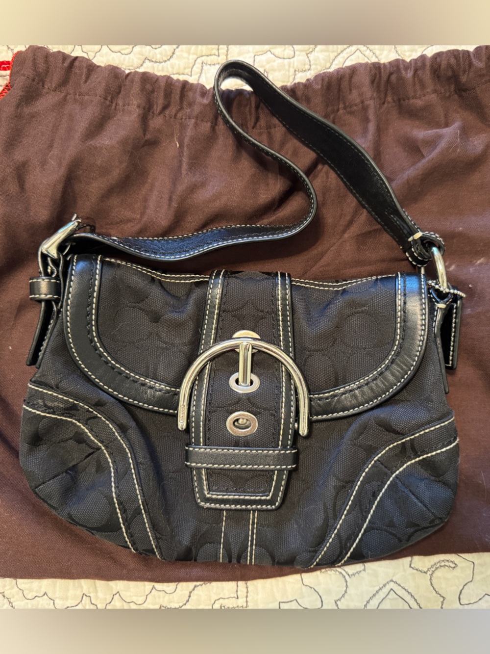 Coach Soho Small Signature Buckle Shoulder Bag